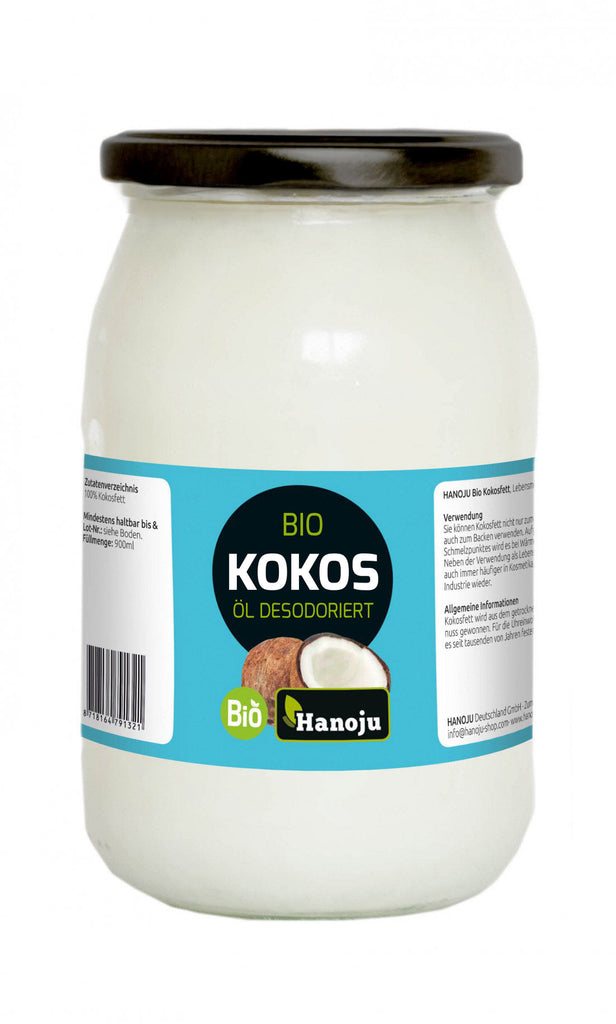 Olio di Cocco Bio, deodorato 1000 ml