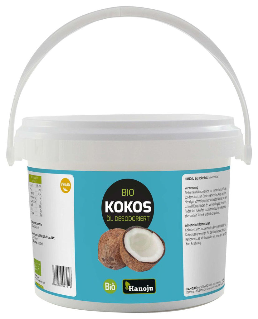 Olio di cocco biologico deodorato 1,8 litri